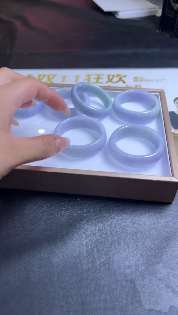 未镶嵌手镯翡翠P147多样性发一件/ 41-42圈