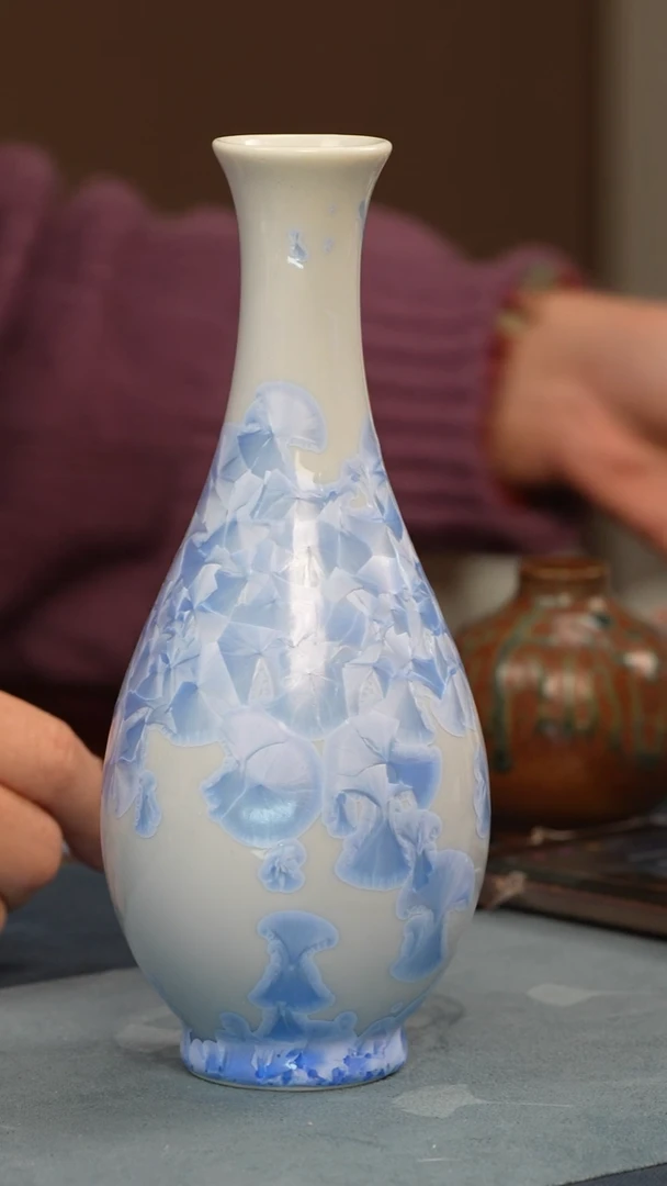 摆件瓷  高温结晶釉