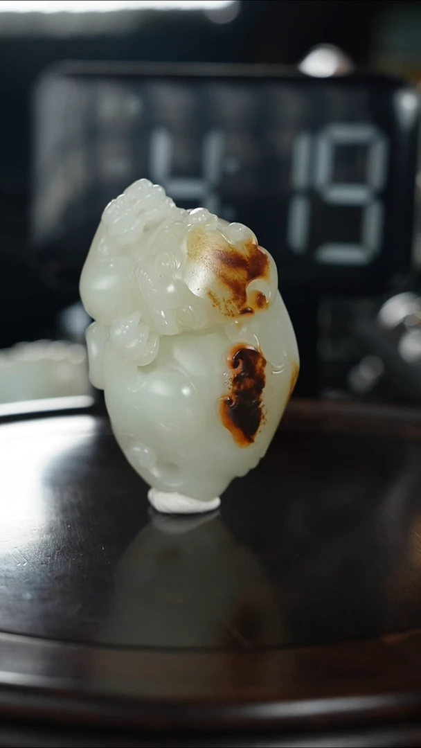 未镶嵌和田玉摆件T***哥和田玉貔貅