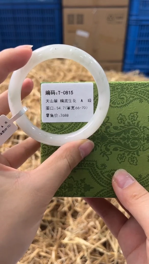 未镶嵌手镯石英质玉T-0815