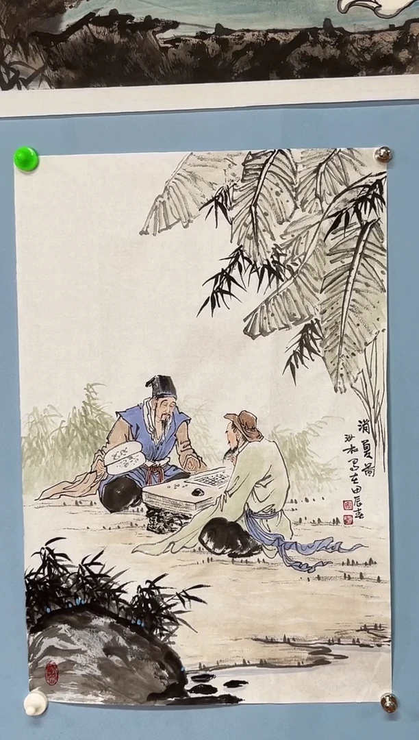 国画安汝杠国画一幅2.7平尺
