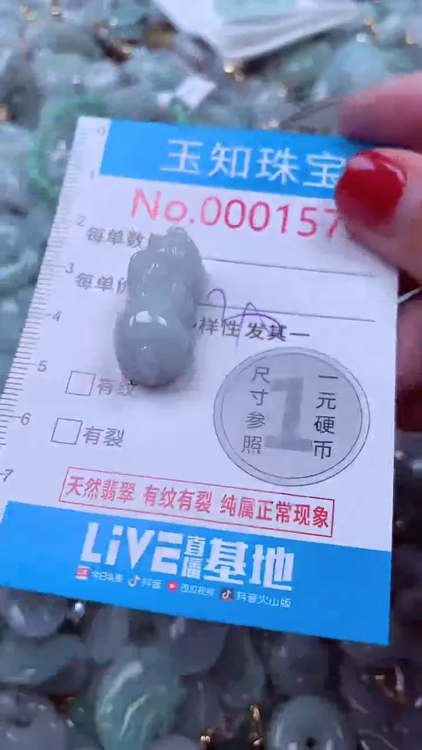 吊坠(不含链)未镶嵌翡翠1576