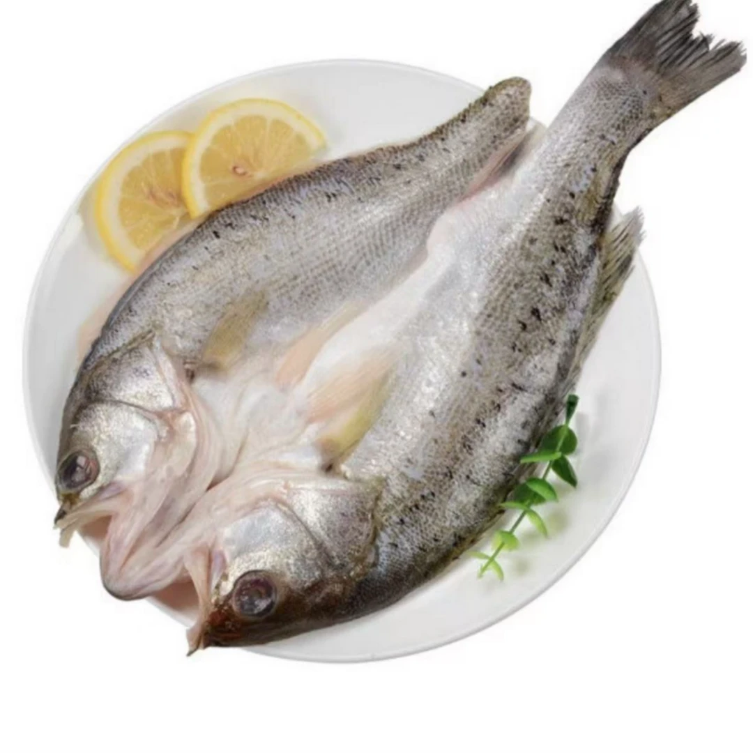 去鳞去内脏开背七星海鲈鱼400g-500g/条*5条