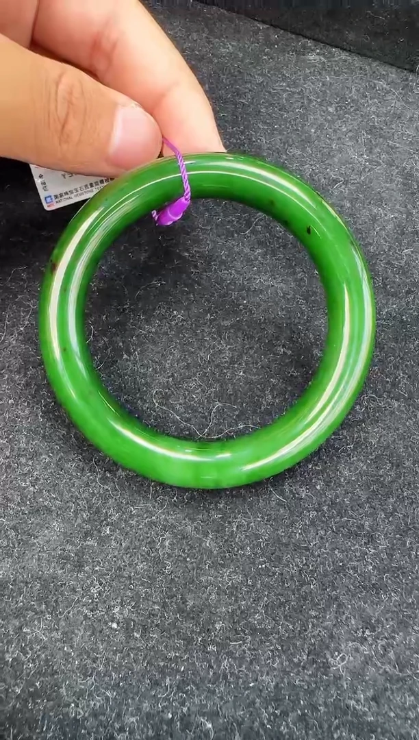 和田玉手镯未镶嵌58圈口