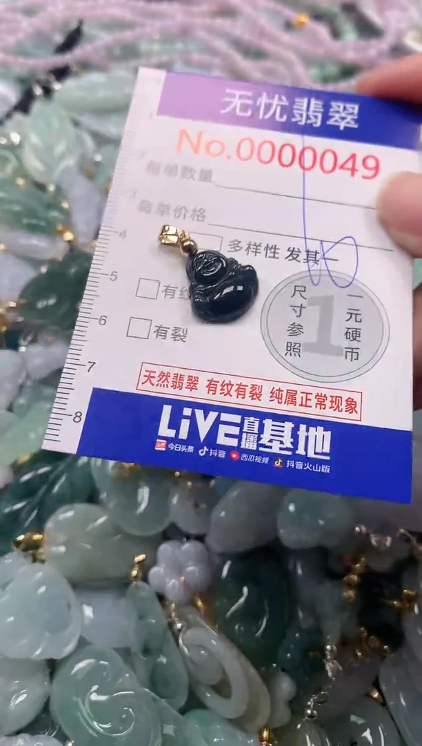 吊坠(不含链)未镶嵌翡翠49