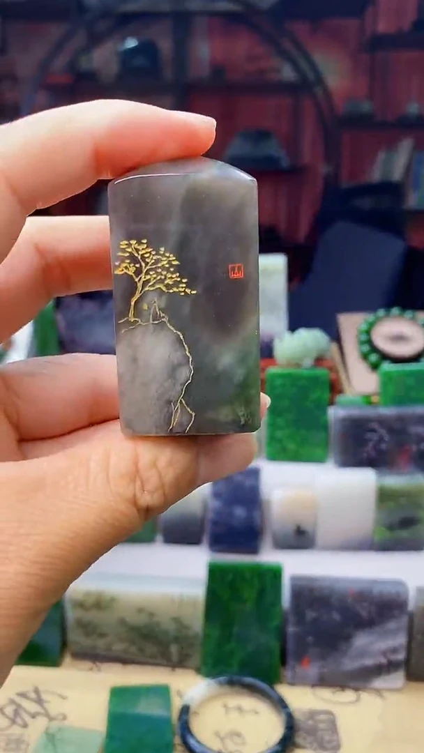 和田玉未镶嵌摆件85