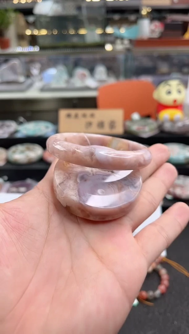 未镶嵌手镯石英质玉55圈口 （赠品镯心）3863687
