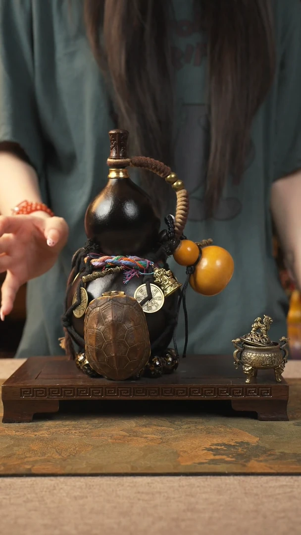 288大漆一物一拍记葫堂出品[不带手串】