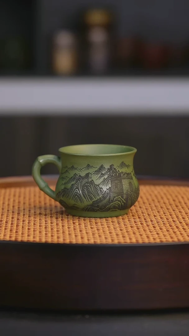 茶杯紫砂原矿手工紫砂主人杯
