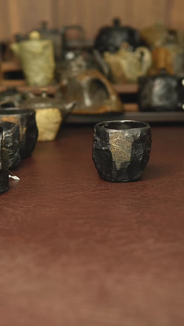 ❤****～冰碛岩原皮手凿杯