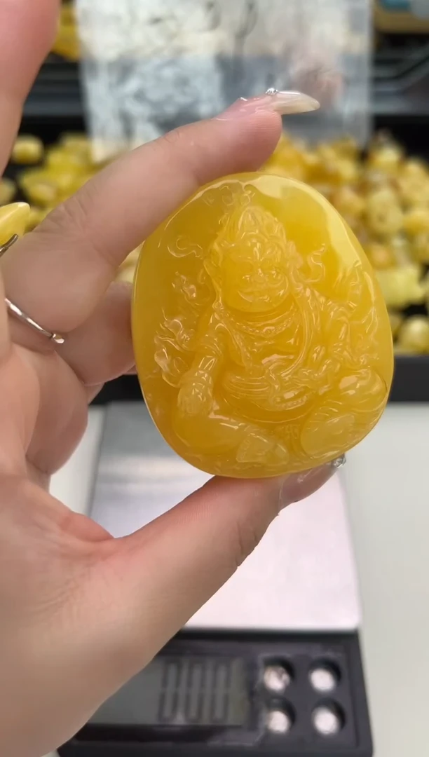 裸石琥珀未镶嵌琥珀蜜蜡吊坠