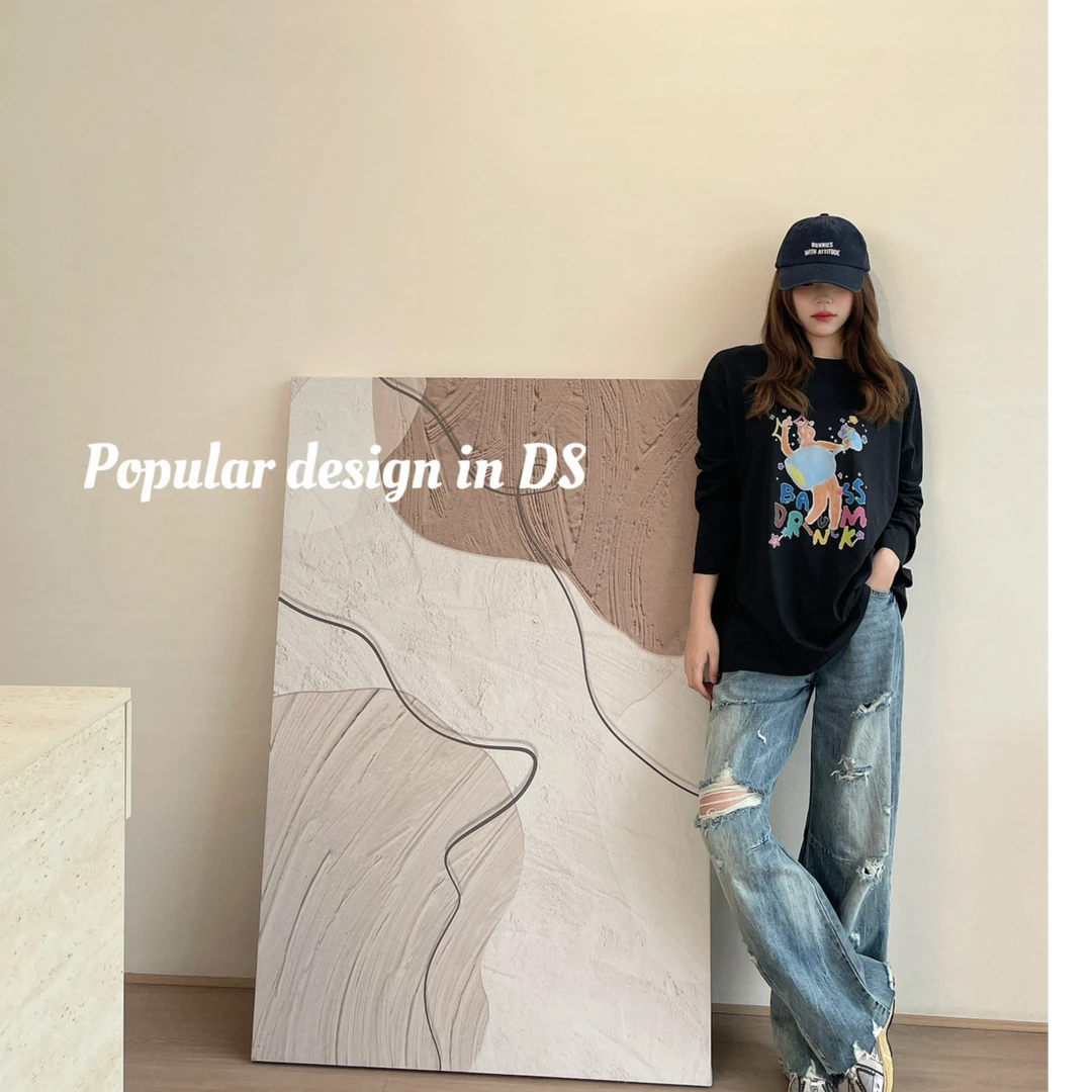 《the enes》彩色舞蹈小人长袖T恤