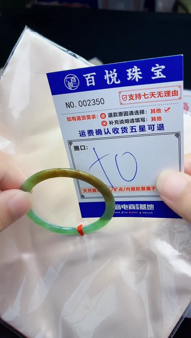 未镶嵌手镯翡翠手镯