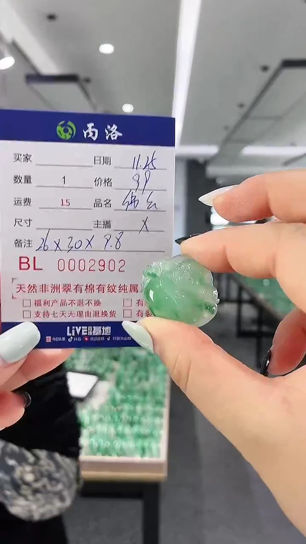 未镶嵌石英质玉吊坠2902