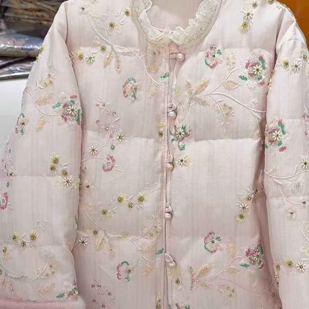 【加棉】金枝玉叶--新中式加棉设计师高定轻奢宽松休闲复古圆领国潮