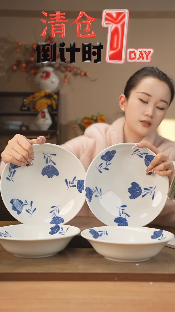 【闪购商品】碗（郁金香）8.5寸+7.5寸