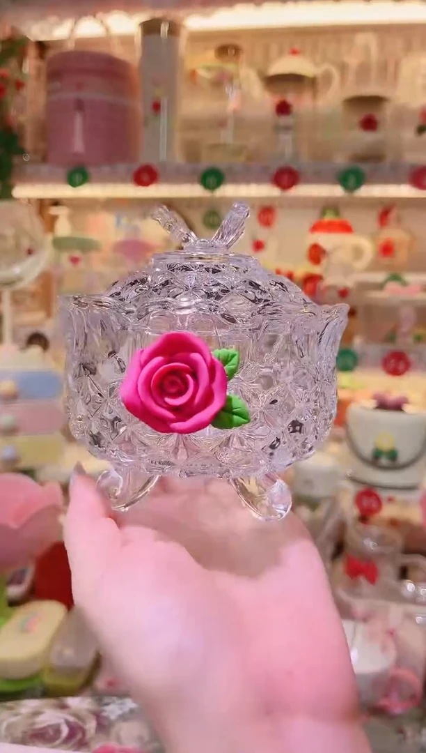 其他品质好发货快放心拍！玫瑰花首饰盒