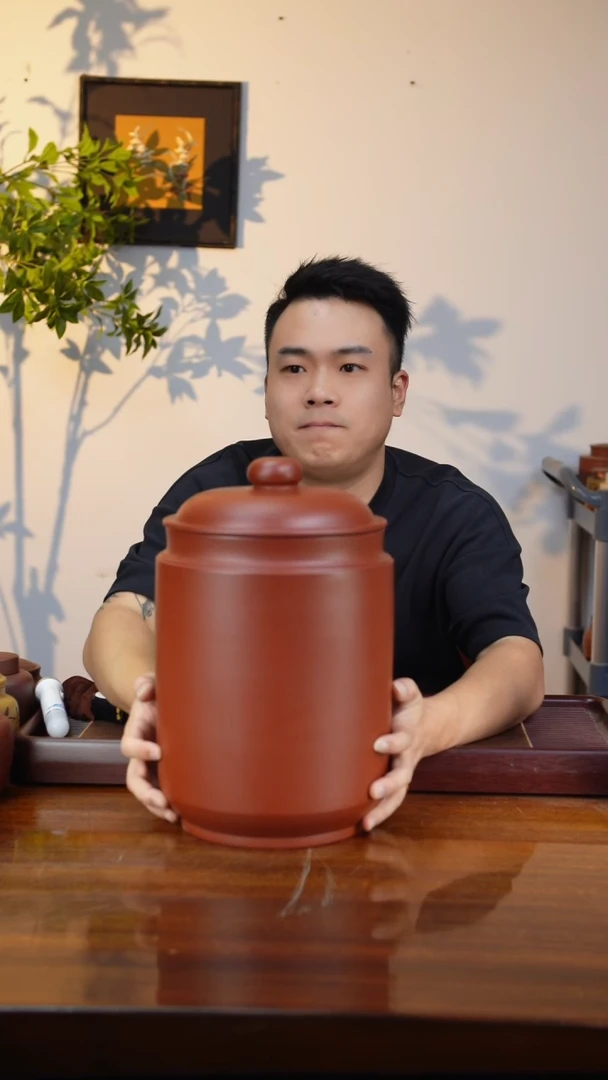 宜兴原矿紫砂茶叶罐