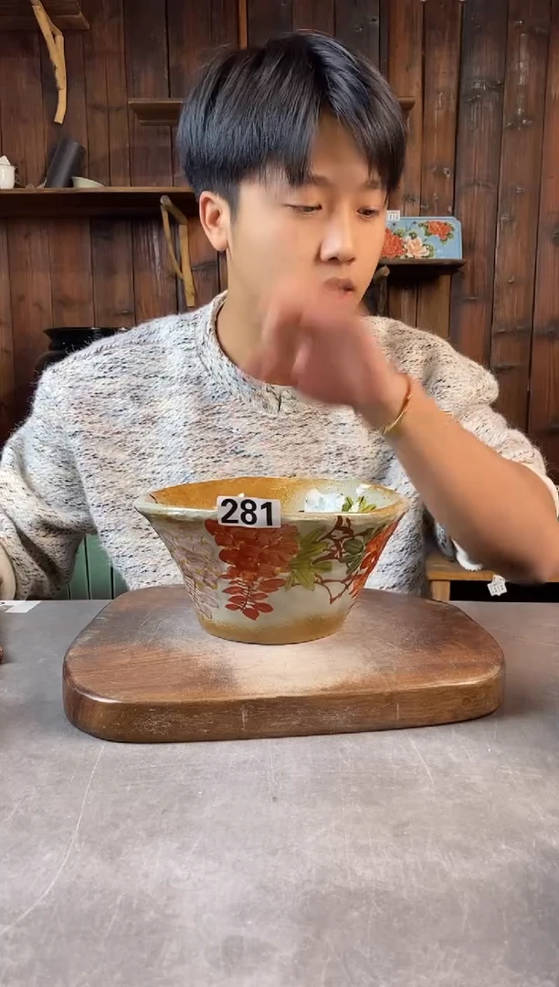 碗281开窑上新 手工手绘