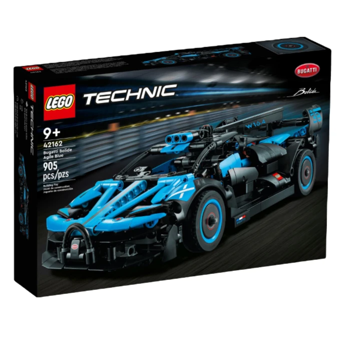 LEGO/乐高【冠希专属】（压盒）机械组42162布加迪赛车蓝色版拼装积木