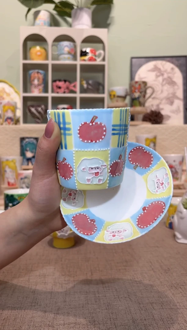 【闪购商品】杯子景德镇手工绘陶瓷杯