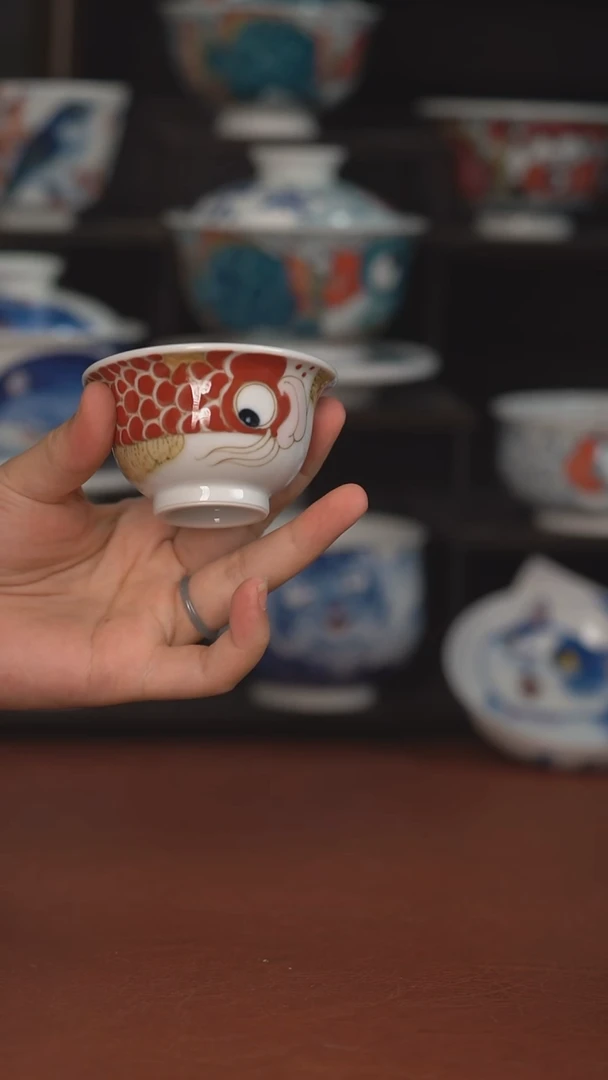 昨明 手绘压手杯（福利价格 ）