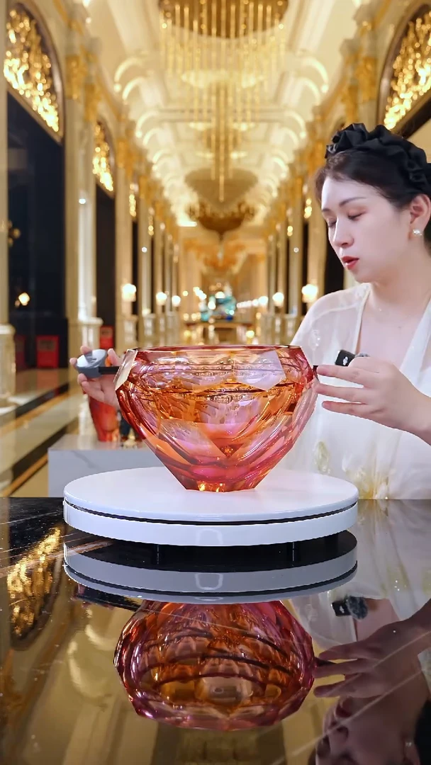 摆件YB00017琉璃艺术果碗