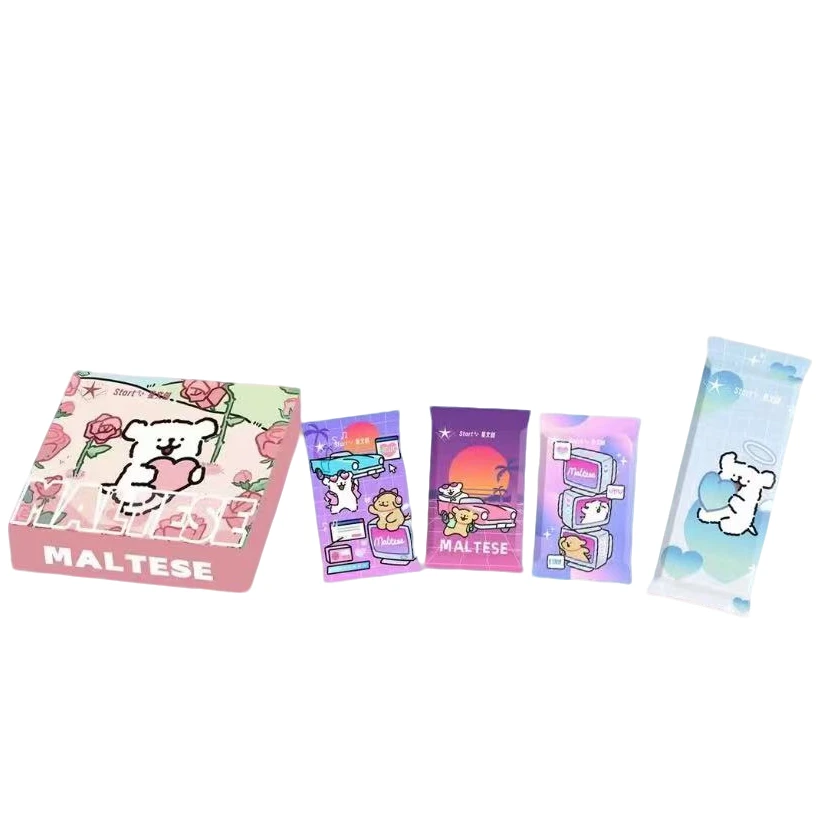 Star星文创大富翁线条小狗 收藏卡牌 默认代拆