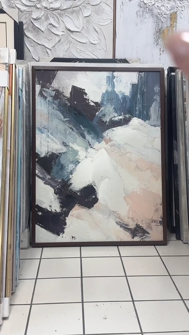 竖款168美术馆 装饰画100*75