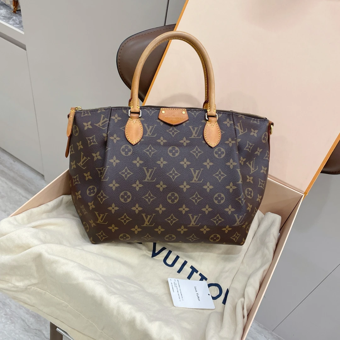 95新 LouisVuitton/路易威登 中号饺子手提包无肩带