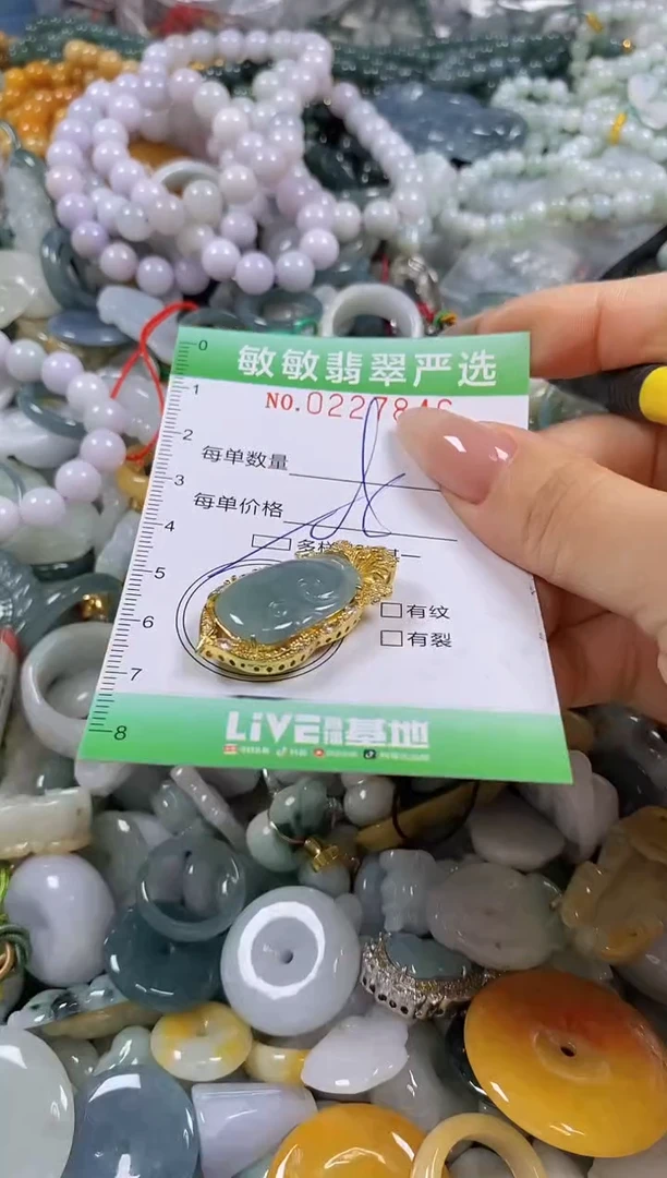 翡翠未镶嵌颈饰闪购0227846多样性发其一