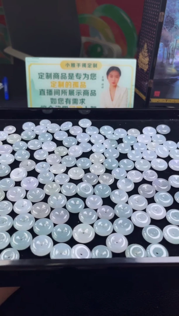 翡翠未镶嵌颈饰翡翠平安扣吊坠折优发其一