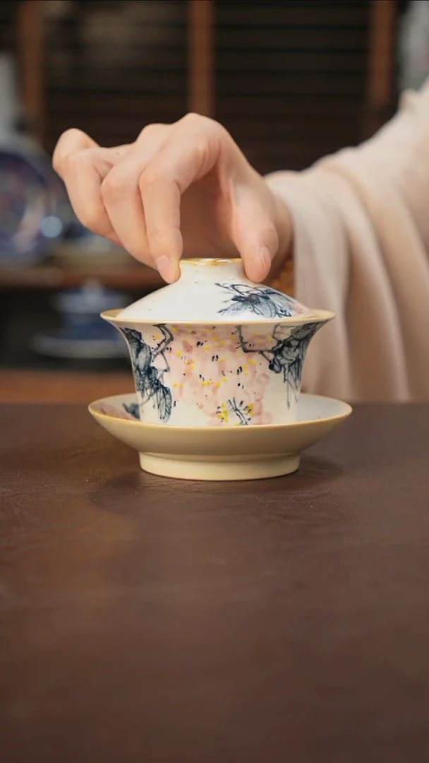 杯景德镇陶瓷杯碗柴烧多人