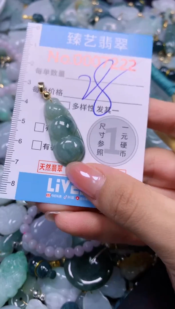 颈饰未镶嵌翡翠7222