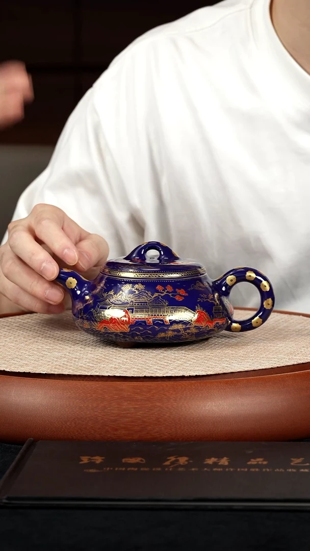 【k050】汉棠石瓢宜兴紫砂ZLM