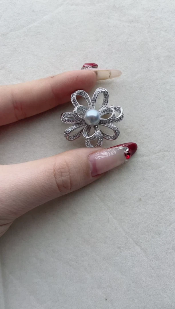 【闪购商品】海水珍珠胸针未镶嵌Y13