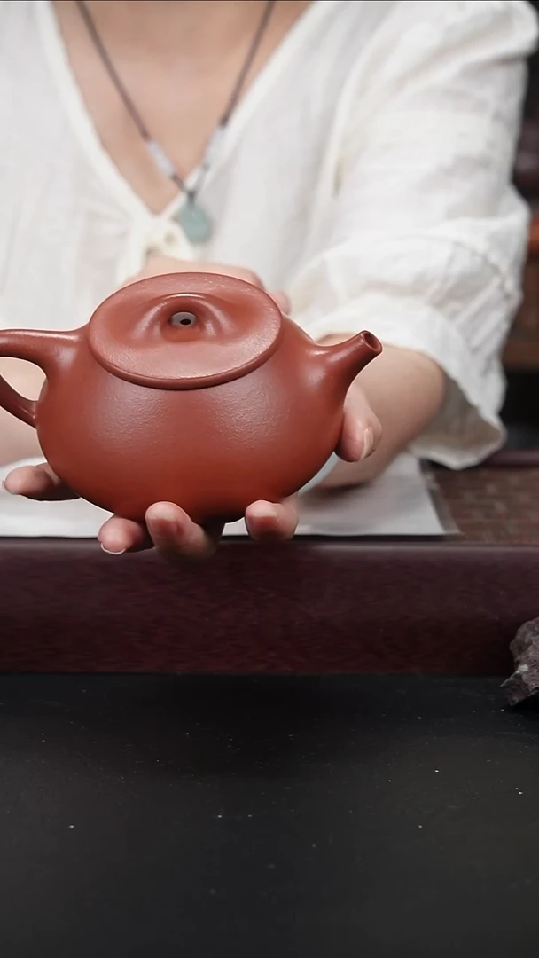 茶壶紫砂lcc朱泥 景舟满瓢
