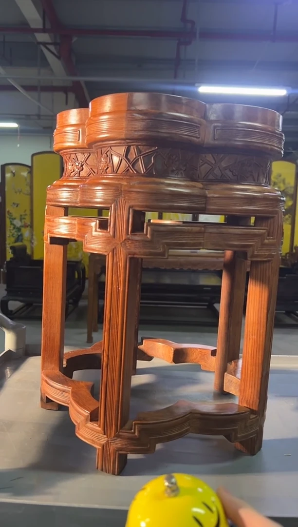 木用****7YD10MK-172036-冰梅纹梅花式凳拍