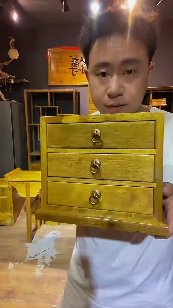 木金丝楠木制品三抽
