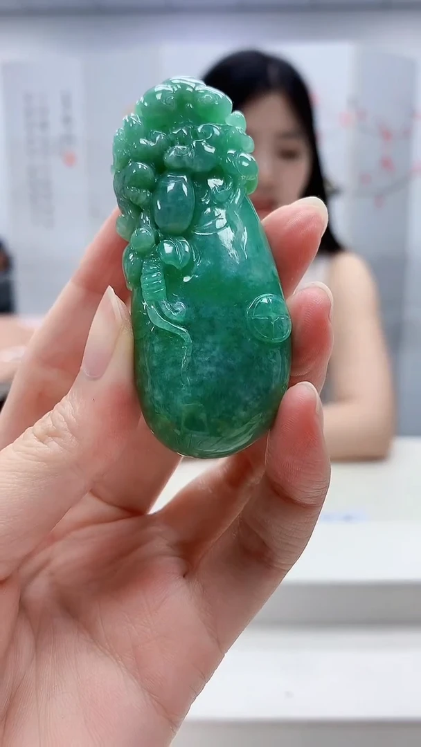 定制翡翠未镶嵌0405zm-毛货挂件112