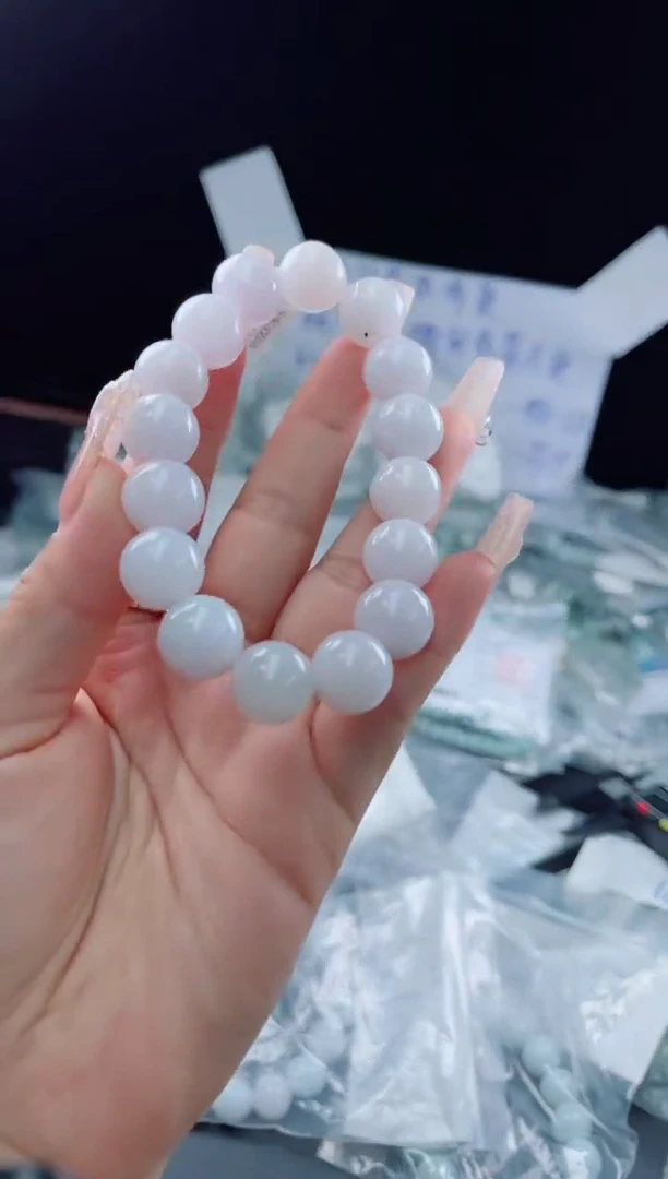 未镶嵌定制翡翠珠串