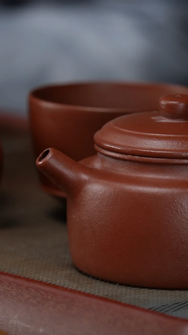 【闪购商品】紫砂茶壶德中大红泥