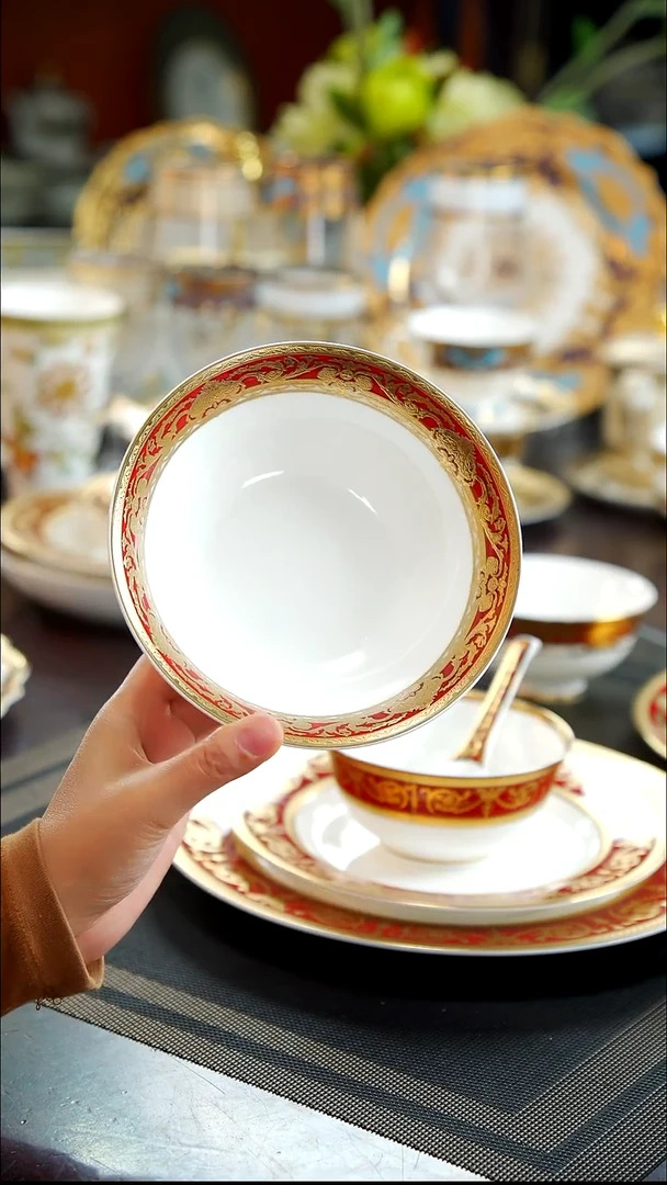 瓷片6英寸水果碗  1个