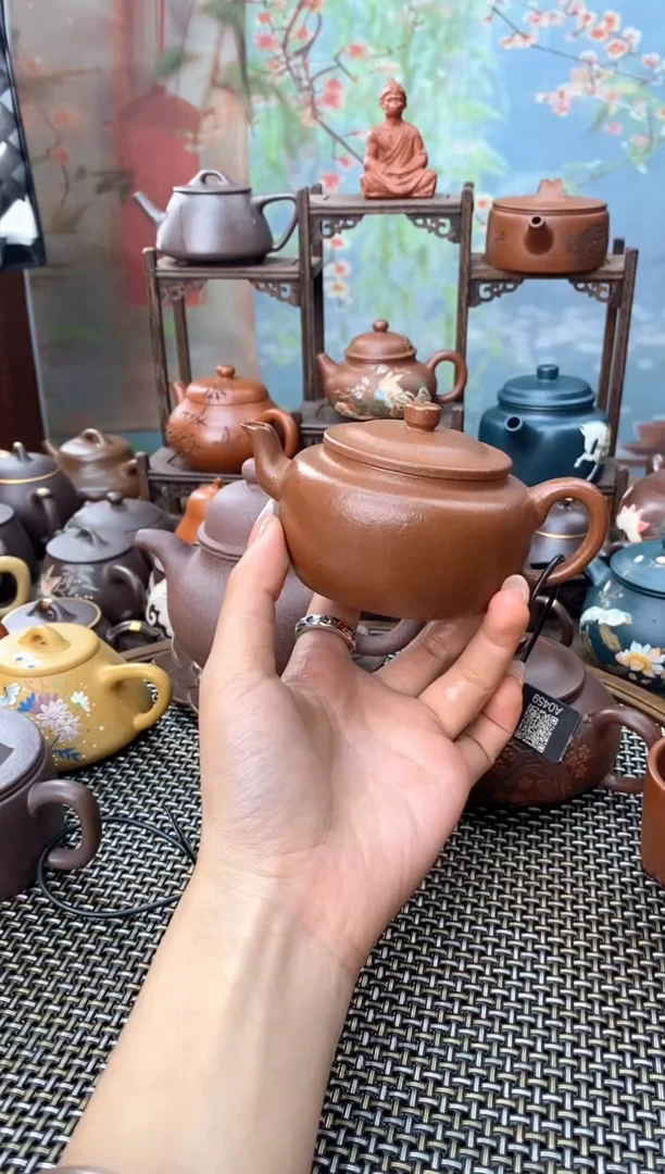 茶壶紫砂底槽清笠帽