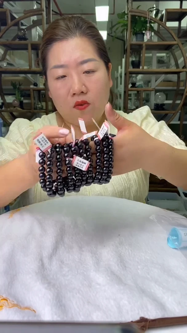 石榴石手串未镶嵌石榴石串10mD257多样性发其一