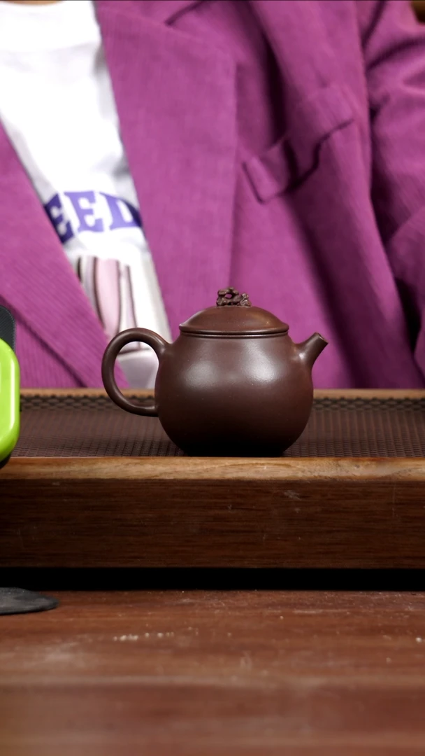 【闪购商品】紫砂茶壶天青观山150CC