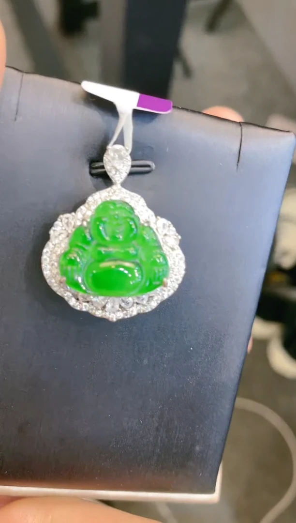 翡翠未镶嵌颈饰A13天然A货翡翠吊坠（不含链）