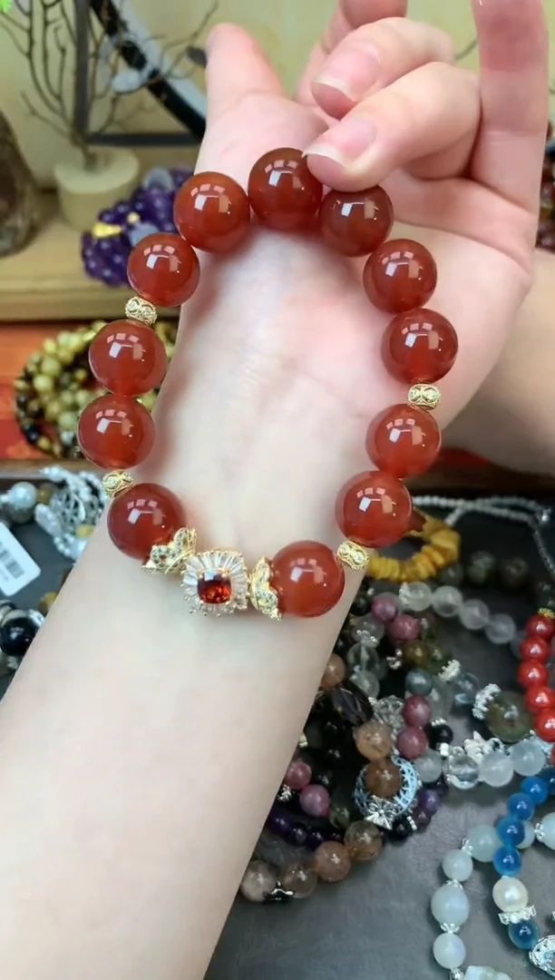 【闪购商品】玛瑙手饰未镶嵌花语轩1402