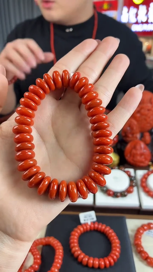 未镶嵌瓦西隔片手串12+南红玛瑙【多样式发其一】