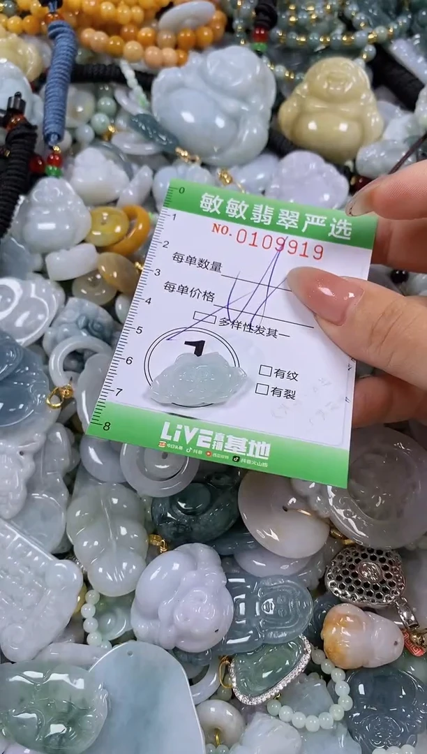 【闪购商品】翡翠颈饰未镶嵌闪购0109919多样性发其一